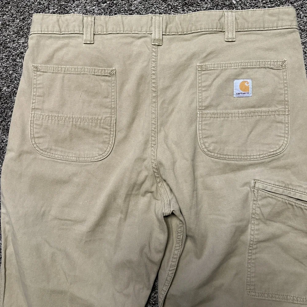 Carhartt Relaxed Fit Khaki Carpenter Pants Workwear Men's 40x30‎